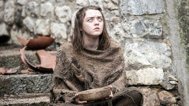 Maisie Williams as Arya Stark in the first glimpse of season six. Photo: Macall B. Polay/HBO