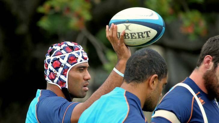 Golden chance: Wycliff Palu knows the Waratahs' chances of winning a Super Rugby title have never been better. Photo: Ben Rushton
