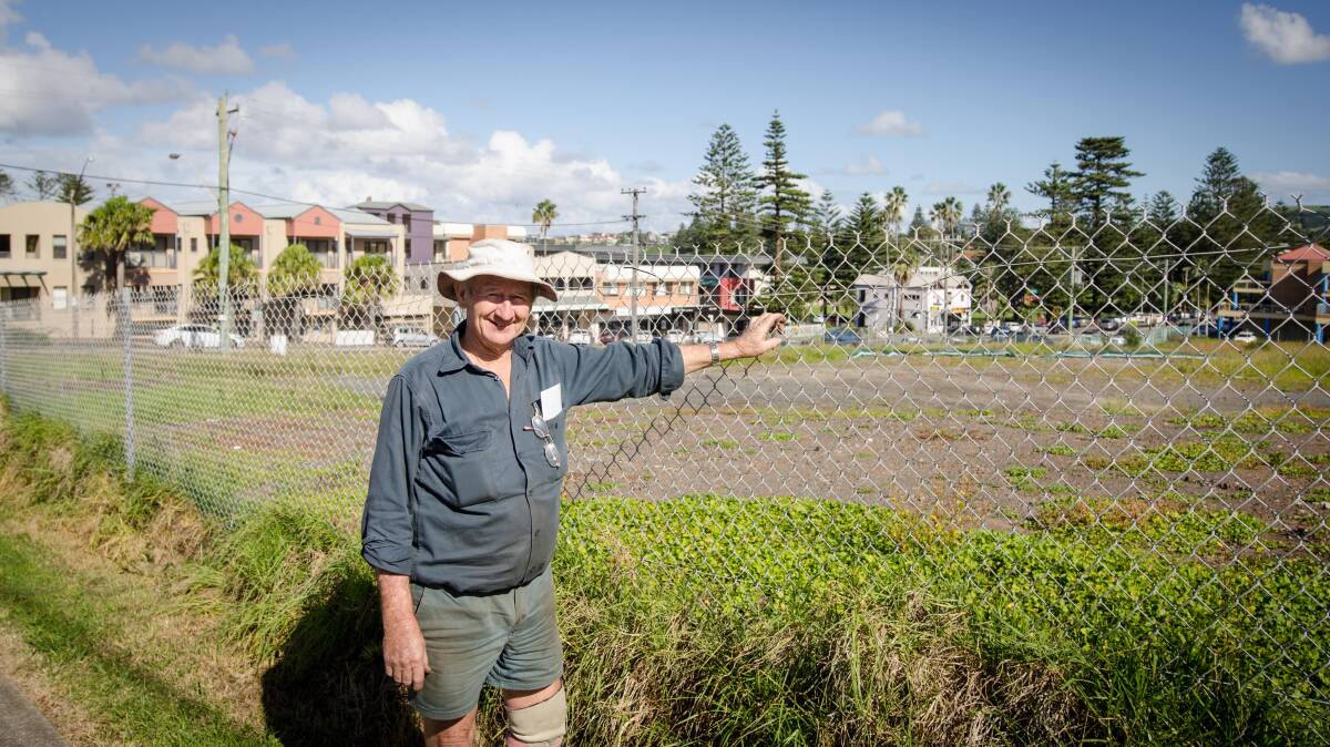 Bong Bong Street mower shop owner Barry Campbell will be pleased to see the land developed. Picture: ALBEY BOND