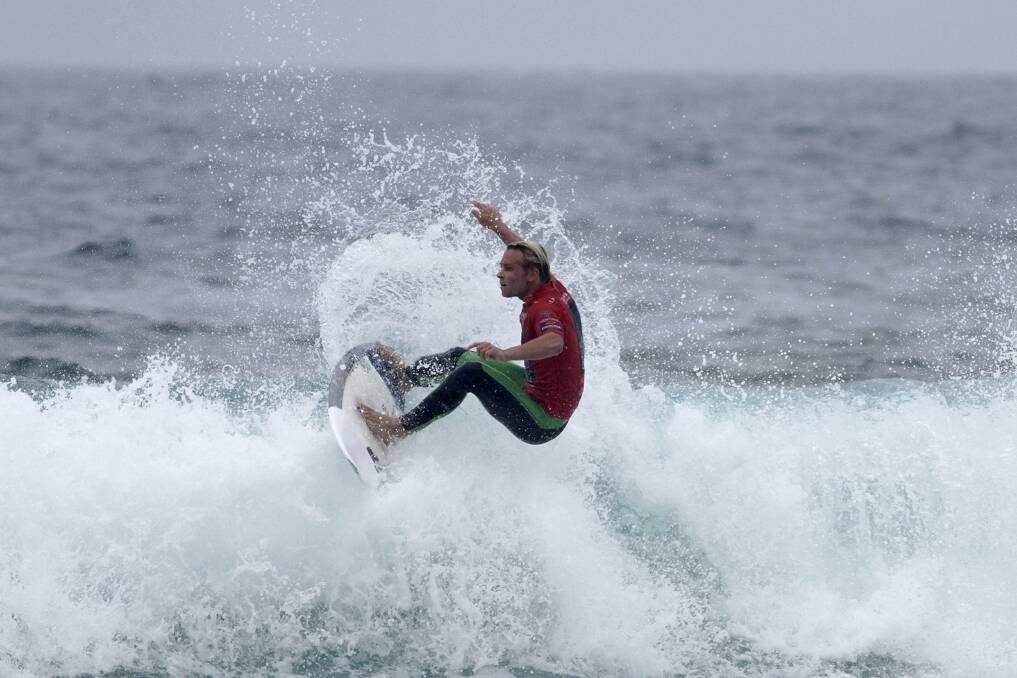Matt Gale from Werri Beach Boardriders in action on Saturday. Picture: ETHAN SMITH - Surfing NSW
