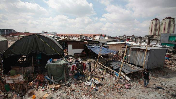 Residents have been living in tents and shelters donated by opposition parties. Photo: Irwin Fedriansyah