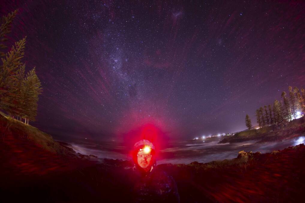 Wollongong astronomer David Finlay. Photo: RUDI VAVRA