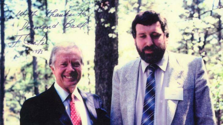 With former US President Jimmy Carter, in Atlanta, Georgia, 1985 Photo: Supplied