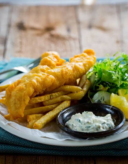 Classic beer-battered fish and chips <a href="http://www.goodfood.com.au/good-food/cook/recipe/classic-beerbattered-fish-and-chips-20140407-368p2.html?aggregate=518712"><b>(recipe here).</b></a> Photo: Adam Liaw