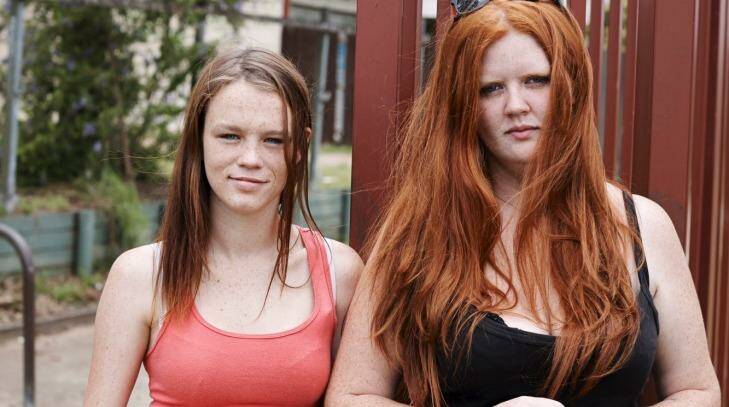 Troubled teen Bailey and single mum Erin from Struggle Street. Photo: SBS