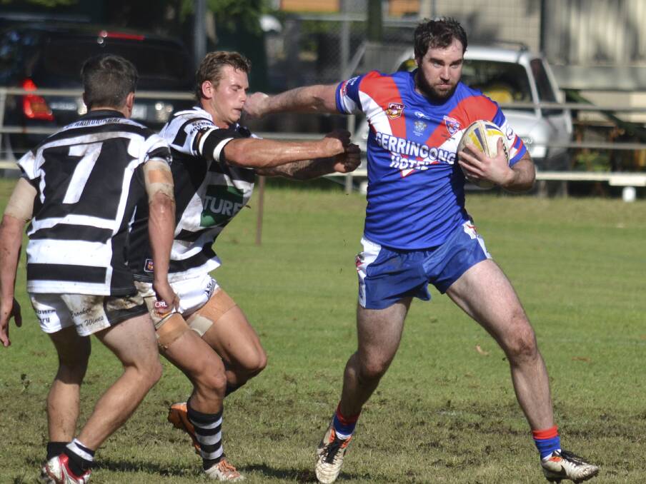 Lions centre Peter Cronin was a handful for Berry during his side's 36-20 win over the Magpies. Picture: SOUTH COAST REGISTER