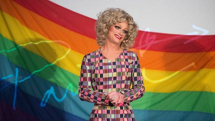 Panti Bliss, aka Rory O'Neill, in the documentary <i>The Queen of Ireland</i>. Photo: Supplied