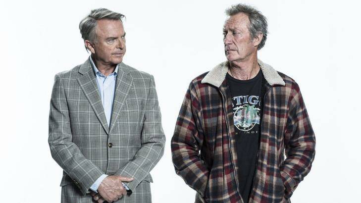 Sam Neill, left, and Bryan Brown in 'Old School'. Photo: Mark Rogers