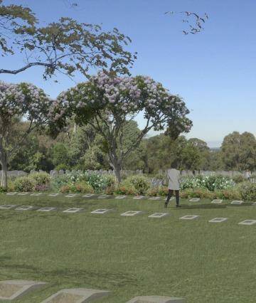 The plots thicken: An artist's impression of the proposed Macarthur Memorial Park.