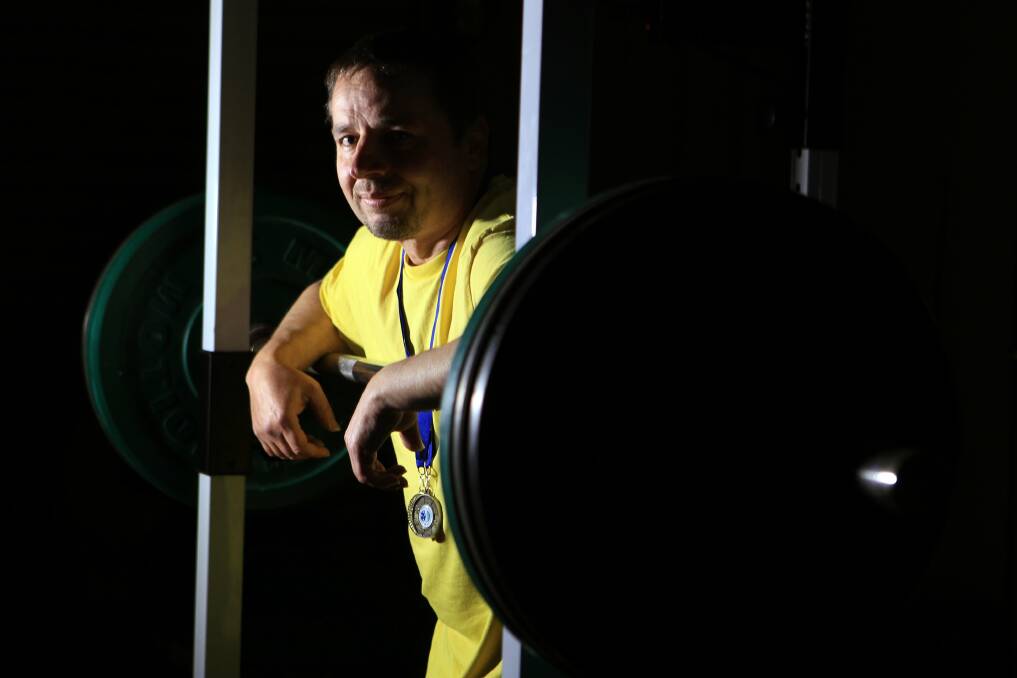 George Ivanovski recently won a weightlifting Australian Masters gold medal as well as opened the Illawarra Weightlifting Club in Warilla. Picture: SYLVIA LIBER
