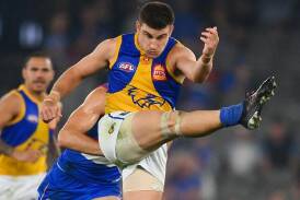 West Coast's in-form Elliot Yeo will become an unrestricted free agent at the end of this season. (Morgan Hancock/AAP PHOTOS)