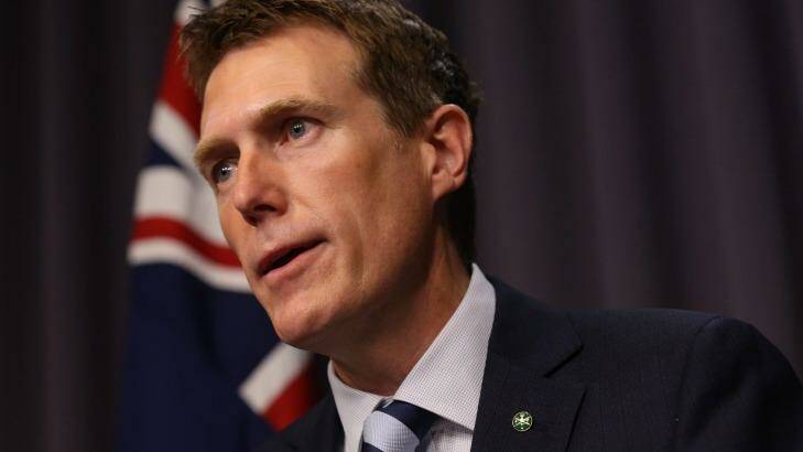 Social Services Minister Christian Porter. Photo: Andrew Meares