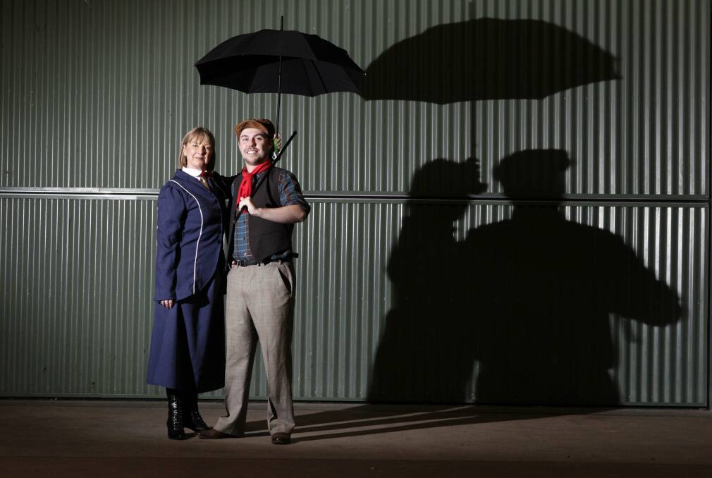 Charmaine Gibbs and Dane Sanderson star in MoonGlow Productions' Mary Poppins, playing at the WEC from July 9-11. Picture: ANDY ZAKELI
