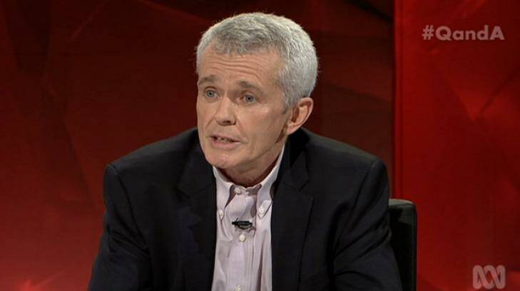 One Nation senator Malcolm Roberts denied the existence of climate change and said that NASA had 'manipulated' data on <i>Q&A</i>. Photo: ABC