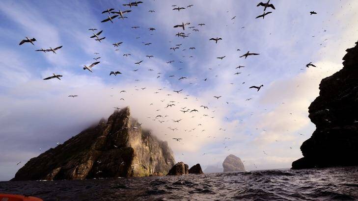 The island of Boreray in the St Kilda archipelago.  Photo: Jim Richardson