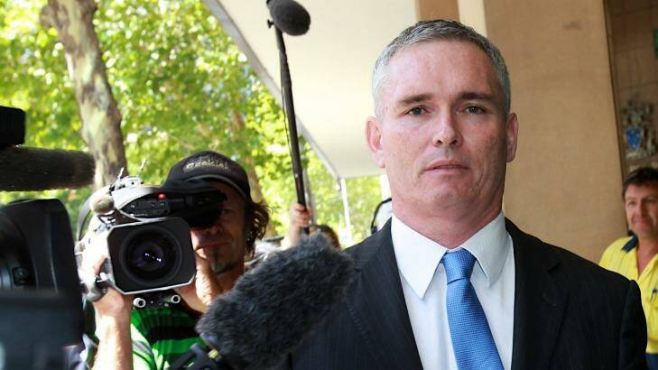 Craig Thomson at an early court hearing. Photo: Pat Scala