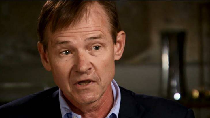Nick Cater speaking to <i>60 Minutes</i>.