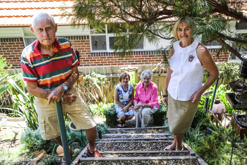 Kiama gardeners are being urged to get their green fingers working for the Kiama Garden Club Gardening Competition. Pictured are club members Len Foster, Esmay Foster, Helen Curll and Ro Parkinson. Picture: GEORGIA MATTS