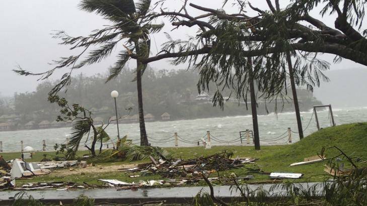 Cyclone Pam leaves a trail of devastation. Photo: CARE/Inga Mepham