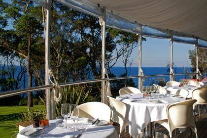 Rick Stein at Bannisters restaurant, Mollymook, is best visited in the day time for lunch with a view.