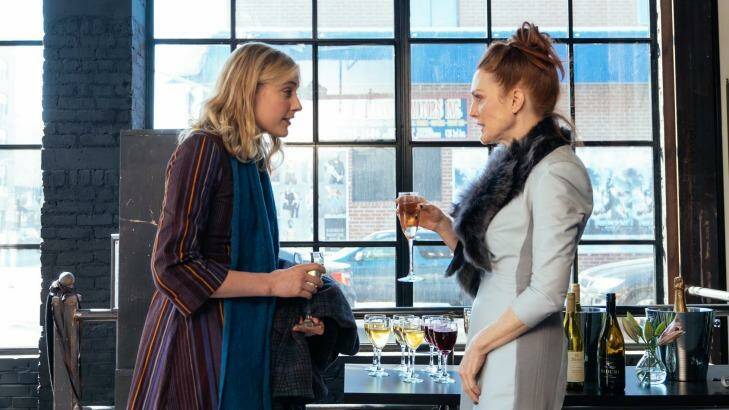 Great Gerwig and Julianne Moore are love rivals in <i>Maggie's Plan</I>. Photo: Jon Pack