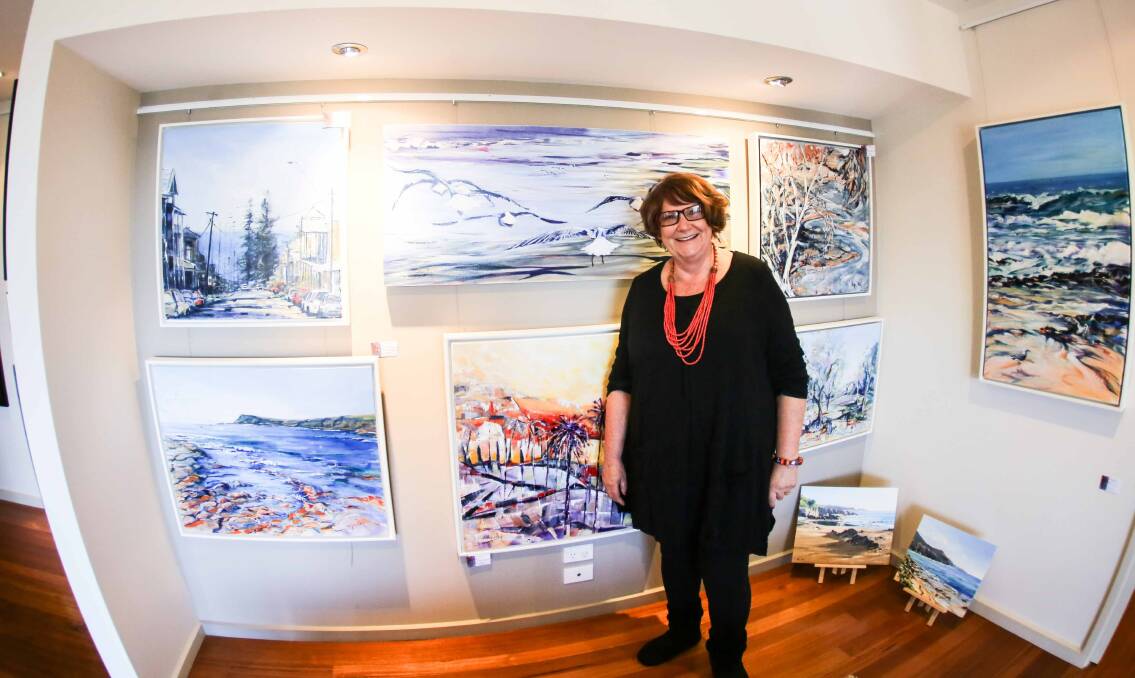 Kiama Art Society vice-president Helen Pain believes the society's exhibition is great way to bring a range of quality art works to Kiama. Picture: GEORGIA MATTS