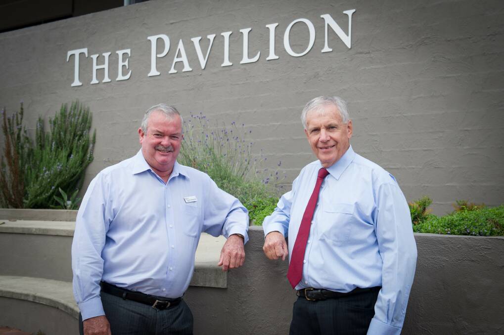 Local Government NSW president Cr Keith Rhoades and Kiama Mayor Brian Petschler.