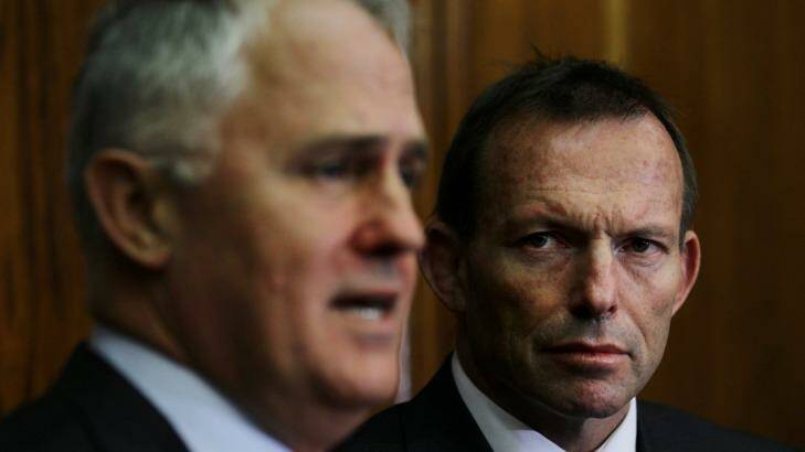 Malcolm Turnbull and Tony Abbott. Photo: Kate Geraghty