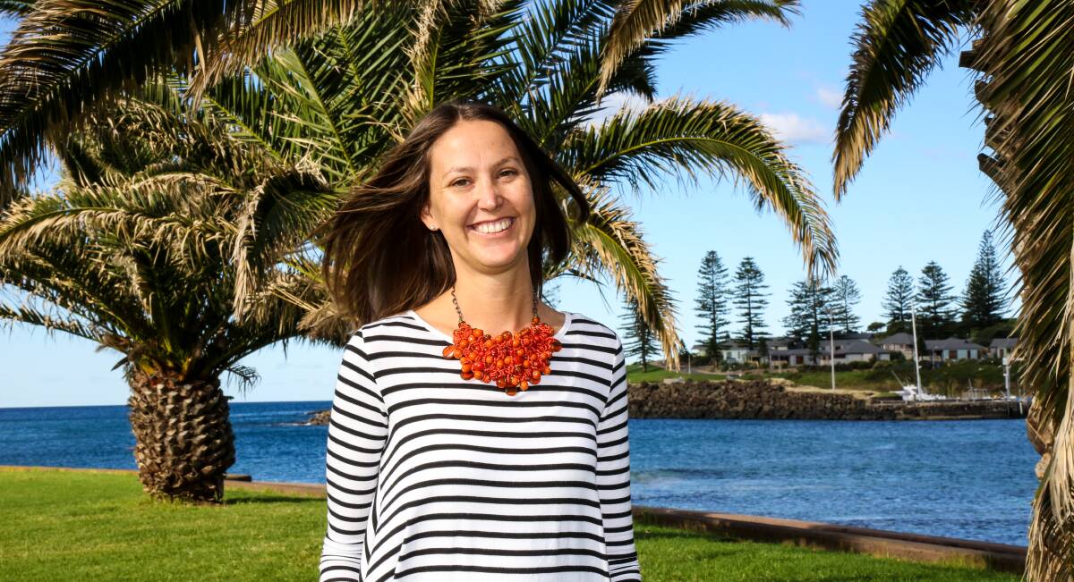 Kate Cliff teaches meditation, which she says changed her life after being in chronic pain following being hit by a taxi in Sydney. Picture: GEORGIA MATTS