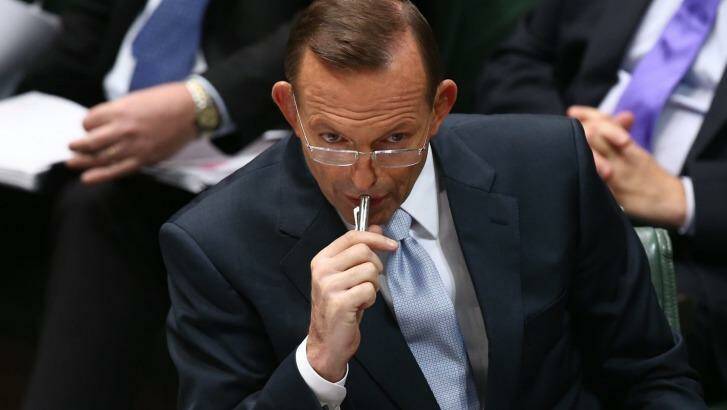 Prime Minister Tony Abbott: Facing a backlash from within his party. Photo: Andrew Meares