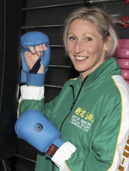 Kiama's Dee Lancaster has been enjoying success in the world of karate. Picture: DAVID HALL
