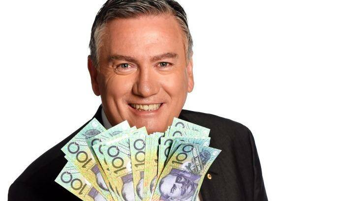 Eddie McGuire hosts the new hour-long Millionaire Hot Seat. Photo: Martin Philbey
