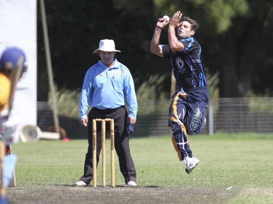 Illawarra allrounder and 2013-14 Player of the Year Kerrod White in action during last season's one-day competition. He is one of several up-and-coming stars likely to be missing from the South Coast competition in 2014-15. Picture: DAVID HALL