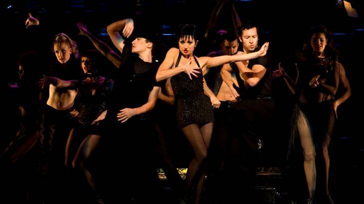 Caroline O'Connor as Velma Kelly in the musical Chicago. Photo: Jacky Ghossein