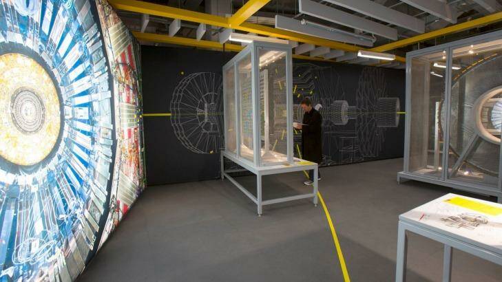 The scale of the Large Hadron Collider is mind-boggling. Photo: London Science Museum