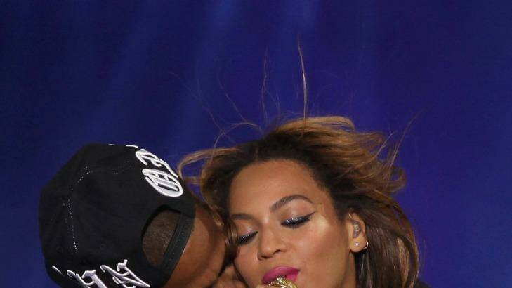 Jay Z let slip that Beyonce may be "pregnant with another one" at the couple's show in Paris.