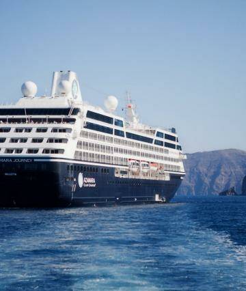 The Azamara Quest: Sailing to destinations usually accessed only by tour bus.  Photo: Supplied