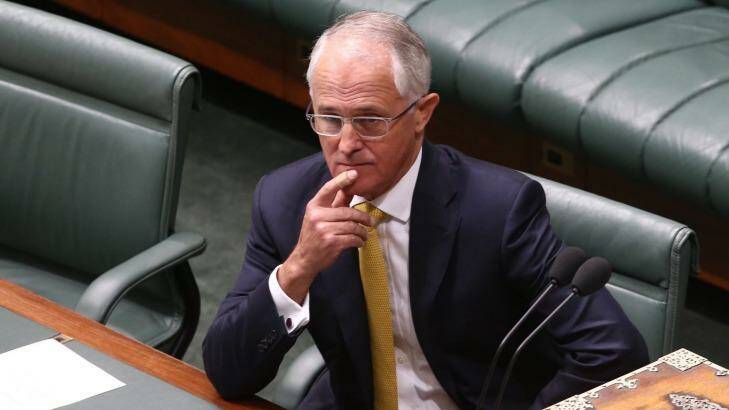 Prime Minister Malcolm Turnbull is battling backbench unrest over tax. Photo: Andrew Meares