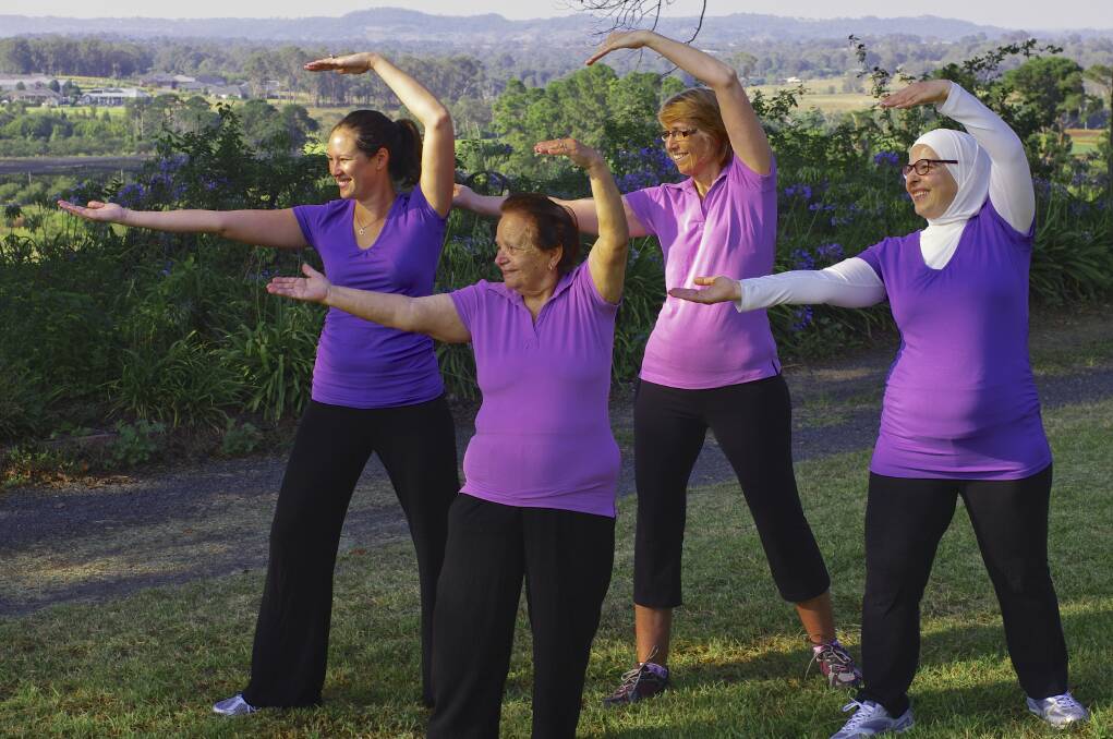 Women take part in the YWCA's Encore post-breast cancer exercise program.