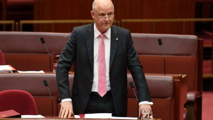 Senator David Leyonhjelm thanked smokers for their 'generosity'.