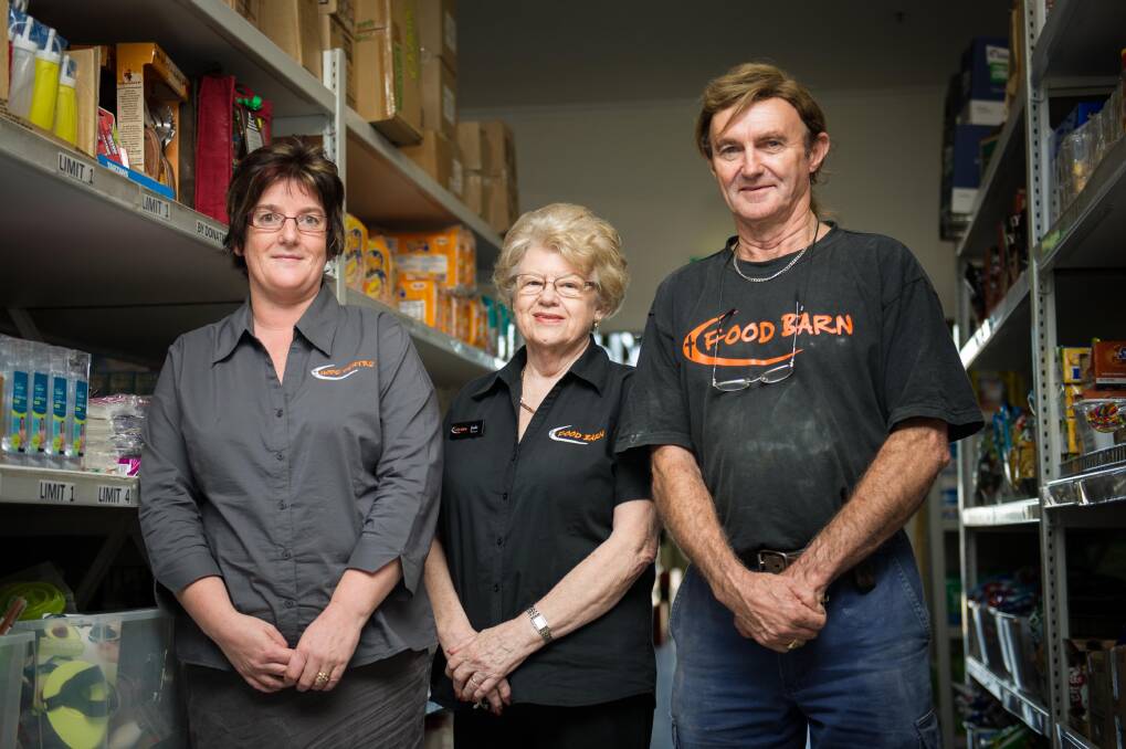 House of Hope general manager Lizzie Miller and volunteers Jude White and Dennis Harkness believe raising the retirement age will have a negative impact on the population. Picture: ALBEY BOND