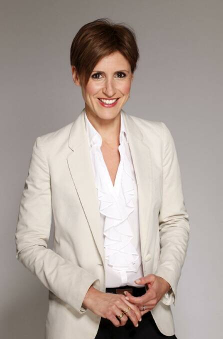 Lateline, co-hosted by Emma Alberici, could be slimmed down as a result of ABC budget cuts. Photo: Supplied