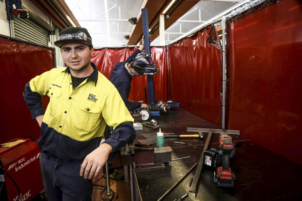 Gerringong's Matt Sawers leaves soon for the WorldSkills Competition in Brazil. Picture: GEORGIA MATTS
