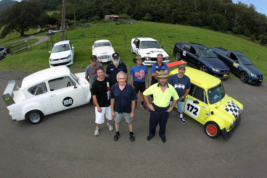 Wollongong Sporting Car Club members get ready for the first Huntley Hillclimb of the year, on February 1. Picture: GREG TOTMAN