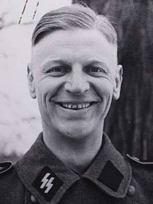 Nazi Pieter Schelte Heereema in his SS uniform.