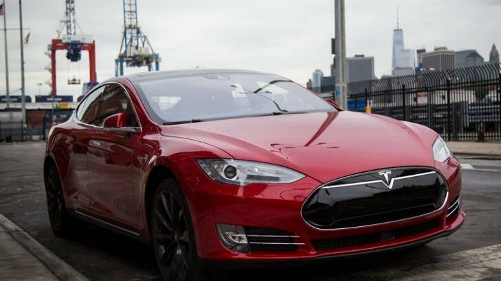 A Tesla Model S. Tesla said any suggestion that it was trying to keep owners from reporting safety problems "is preposterous". Photo: Michael Nagle/The New York Times