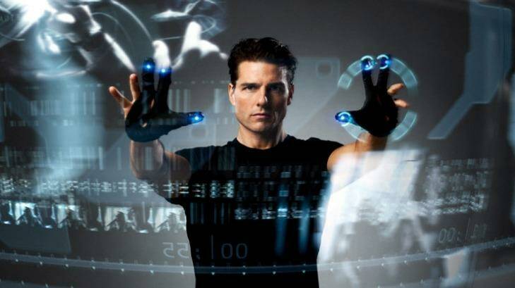Hands-on experience: Tom Cruise in Steven Spielberg's 2002 sci-fi hit <i>Minority Report</i>, which is to get a belated TV series sequel.