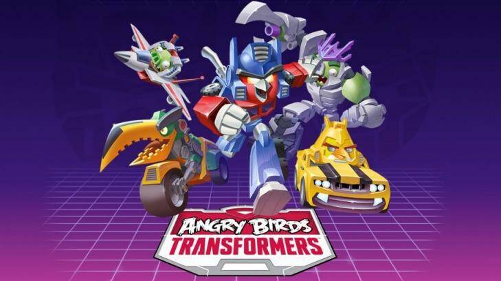 It's Autobirds v Deceptihogs in the new Angry Birds.