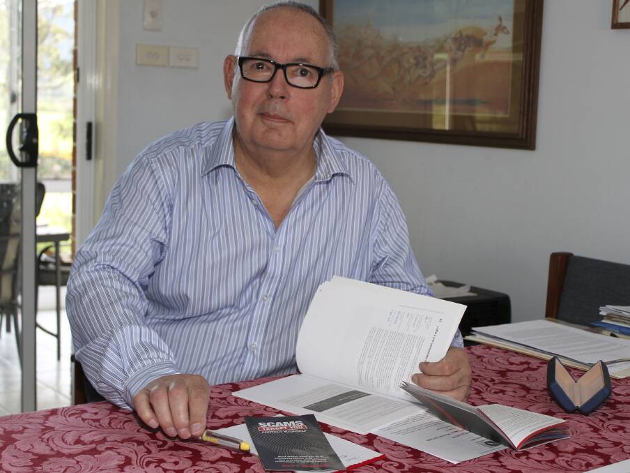 Gerringong's Parry Jones will speak about scams and how to avoid being a mark at the next meeting of Kiama U3A. Picture: DAVID HALL