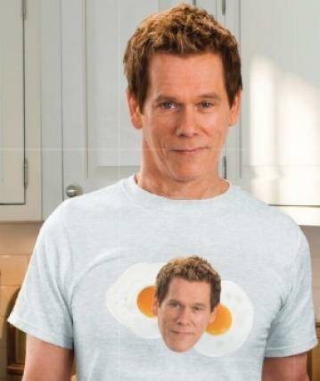 Kevin Bacon is the new spokesperson for the American Egg Board. Photo: AEB